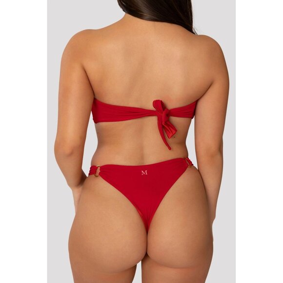 Marky Swim Dangerous in Rose Bikini in Red - Picture 3 of 5